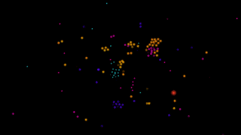 Flocking Boids screensaver mode